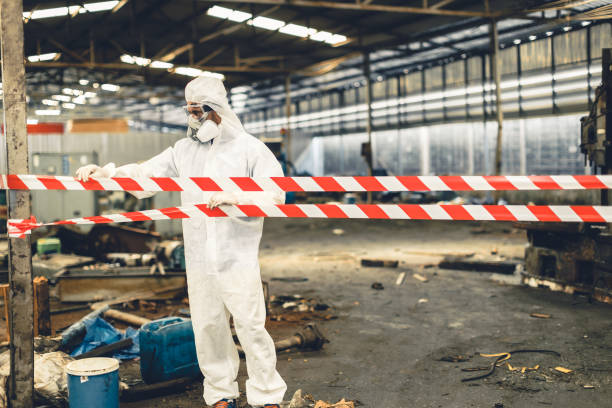 Professional Hoarding Cleanup technician working in Mount Arlington, NJ